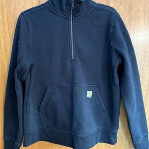 Carhartt Women's black Quarter-Zip Sweater